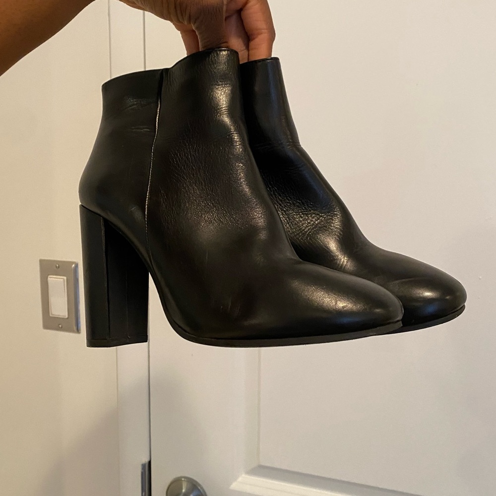 Steve Madden Black Ankle Boots